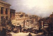 David Roberts The Israelites Leaving Egypt oil painting reproduction